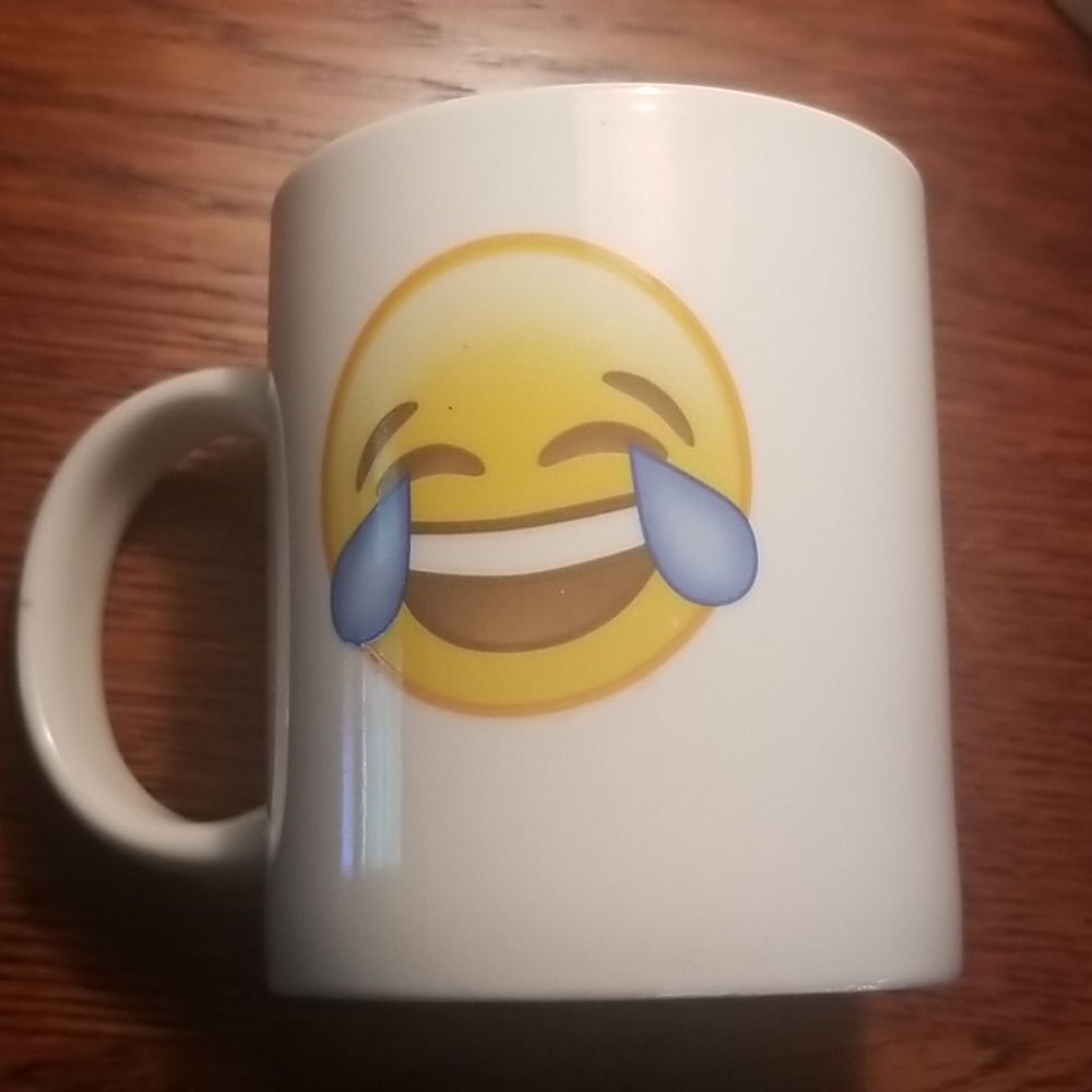 Emoji mug lot- 2 total - Picture 2 of 5